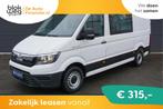 MAN TGE 3.140 140pk Dubbele cabine L3H2/L2H1 Na € 18.900,0, Auto's, Stof, Gebruikt, 4 cilinders, Wit