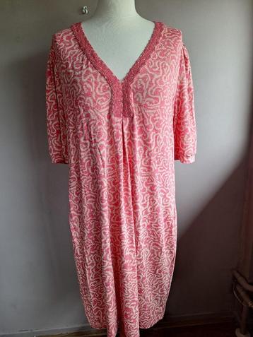 Nieuwe roze stretch jurk print van Esqualo, maat 2XL beschikbaar voor biedingen