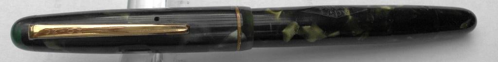 Prachtige oude Union Lady drukknop vulpen, Verzamelen, Verzenden, Gebruikt, Vulpen, Overige merken