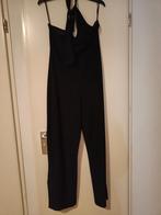 Dames zwarte halterneck jumpsuit maat M, Ophalen of Verzenden, Zo goed als nieuw, Maat 38/40 (M), Zwart