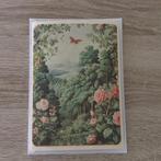 Kaart bloemen met envelop, Ophalen of Verzenden, Zo goed als nieuw