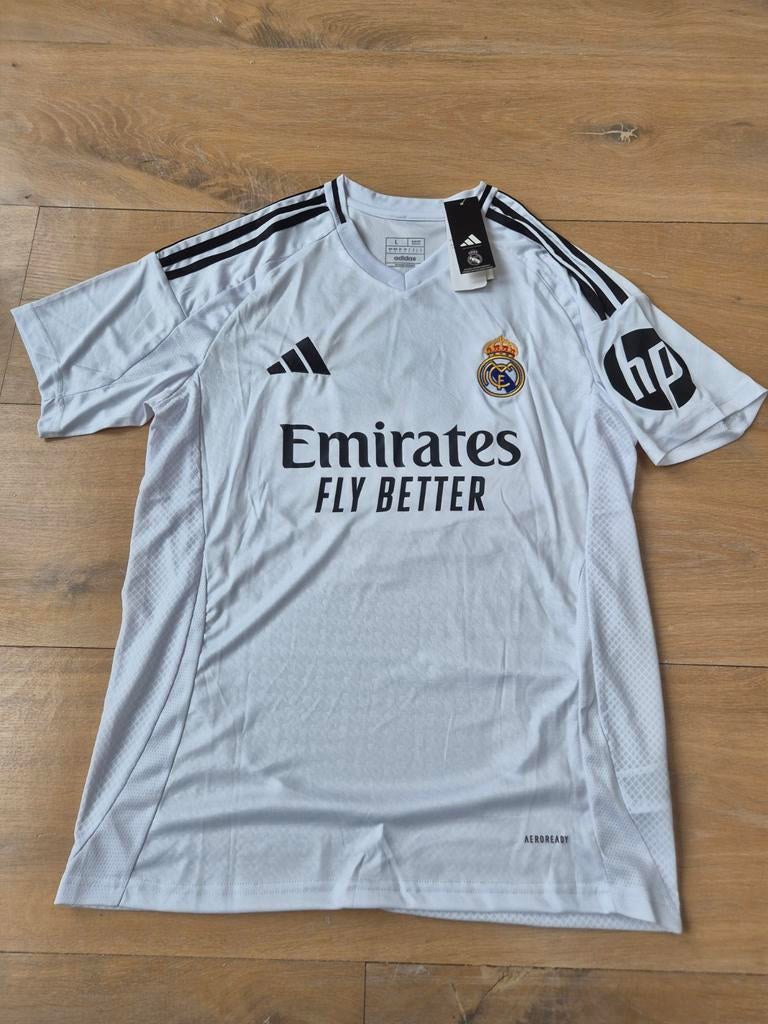 Adidas Real Madrid Mbappe Shirt 2024-2025 maat L, Verzamelen, Sportartikelen en Voetbal, Ophalen of Verzenden, Nieuw, Buitenlandse clubs