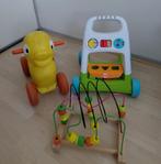 Loopkarretje, loopeendje en houten spiraal Ikea, Ophalen, Gebruikt, Met wieltjes