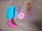 Echte mattel Barbie zwembad met barbie en spulletjes, Ophalen of Verzenden, Zo goed als nieuw, Barbie