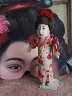 Antiek geisha popje Papier-mache, Japan, Antiek en Kunst, Ophalen of Verzenden