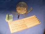 bingo spel, molen, kaartjes en houten bord met ballen, Hobby en Vrije tijd, Gezelschapsspellen | Bordspellen, Ophalen of Verzenden