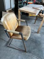 Leren stoelen GRATIS, Huis en Inrichting, Stoelen, Ophalen, Gebruikt