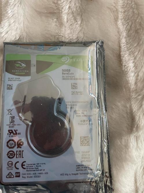 500 GB Seagate Barracuda SATA HDD, Computers en Software, Harde schijven, Nieuw, Laptop, Intern, HDD, SATA, Ophalen of Verzenden