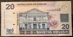 🇸🇷 SURINAME 20 dollar november 2️⃣0️⃣0️⃣4️⃣, Postzegels en Munten, Bankbiljetten | Nederland, Ophalen of Verzenden