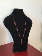 Geëtste Tibetaanse agaath kralen (zeer uniek)Amulet, Met hanger, Gebruikt, Bruin, Ophalen of Verzenden