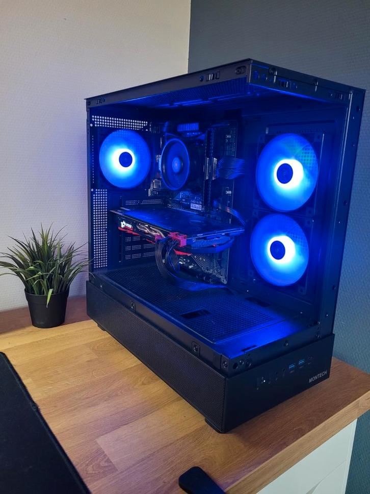 Gaming PC, Computers en Software, Desktop Pc's, Zo goed als nieuw, 3 tot 4 Ghz, SSD, 16 GB, Met videokaart, Gaming, Virtual Reality