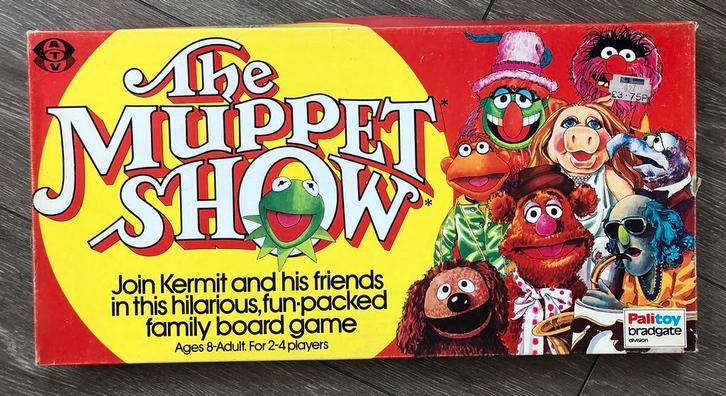 Origineel The Muppet Show bordspel uit de jaren '70., Hobby en Vrije tijd, Gezelschapsspellen | Bordspellen, Gebruikt, Een of twee spelers