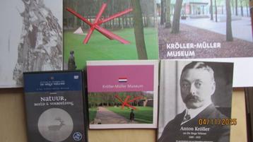 5 boeken + dvd Kröller Muller Museum Hoge Veluwe beschikbaar voor biedingen