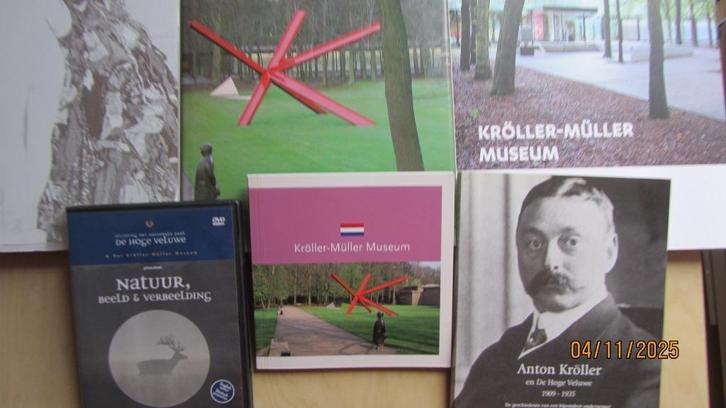 5 boeken + dvd Kröller Muller Museum Hoge Veluwe, Boeken, Kunst en Cultuur | Beeldend, Zo goed als nieuw, Ophalen of Verzenden