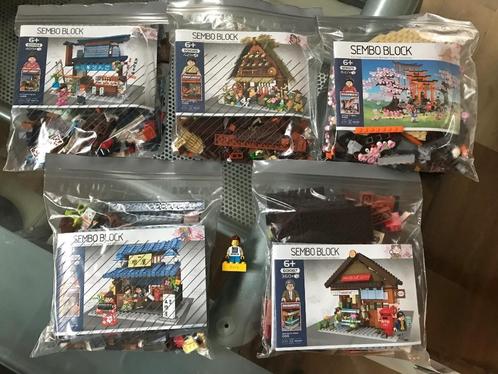5x Sembo Blocks - Japanse Bouwsetjes, Kinderen en Baby's, Speelgoed | Bouwstenen, Gebruikt, Overige merken, Ophalen