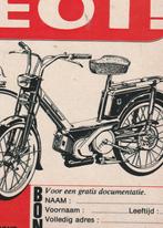 Retro reclame 1971 Peugeot brommer 102MS jaren 70, Verzenden, Overige typen