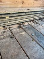 Ruwe Eikenhouten Planken - 6 stuks, Doe-het-zelf en Verbouw, Hout en Planken, Ophalen, Gebruikt, Minder dan 25 mm, Eiken