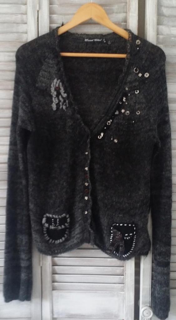 Prachtig Vest van Tricot Chic maat 40NL. wol., Kleding | Dames, Truien en Vesten, Nieuw, Maat 38/40 (M), Grijs, Ophalen