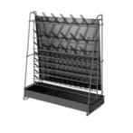 Droogrek, laboratoriumfleshouder, 90 pinnen, wandmontage of, Verzenden, Nieuw
