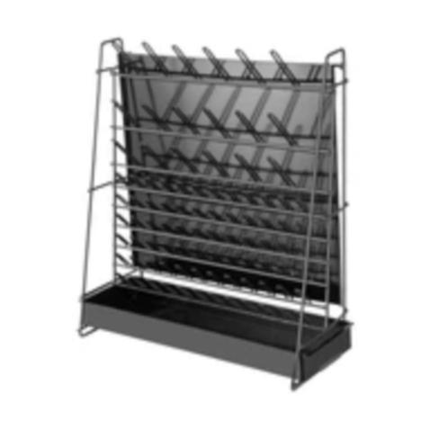 Droogrek, laboratoriumfleshouder, 90 pinnen, wandmontage of, Huis en Inrichting, Woonaccessoires | Wandplanken en Boekenplanken