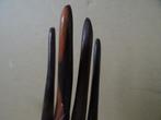 Balinees houten beeld beeldje hand ringhouder 19cm vintage, Ophalen of Verzenden