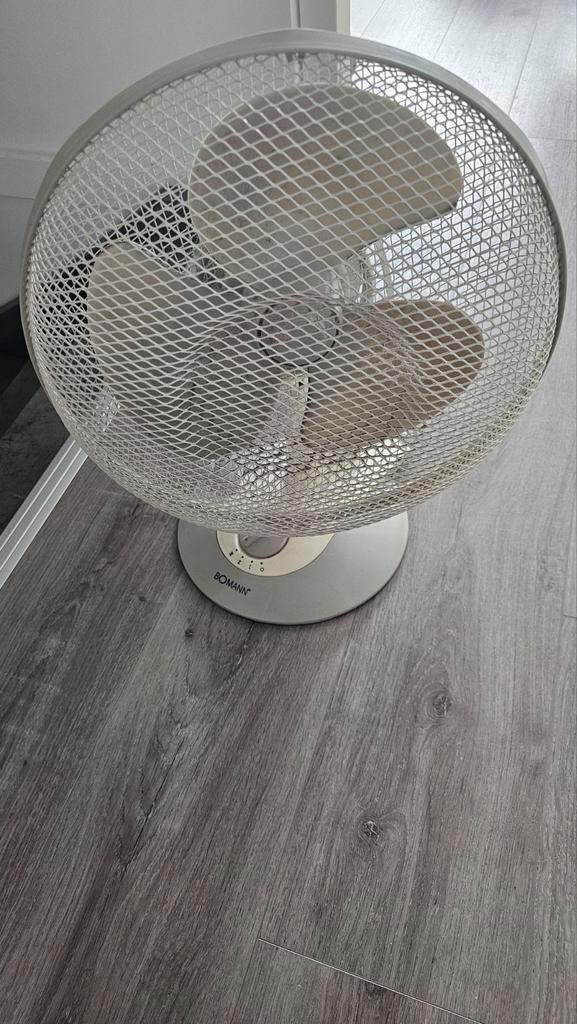 Bomann Tafelventilator - Verkoeling voor de Zomer, Witgoed en Apparatuur, Ventilatoren, Gebruikt, Tafelventilator, Ophalen