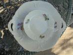Gebakschaal + 3 gebaksbordjes Rosenthal Germany wilde roos, Ophalen of Verzenden