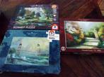 Thomas Kinkade puzzels 1000 en 3000 stukjes, Ophalen, 500 t/m 1500 stukjes, Zo goed als nieuw, Legpuzzel