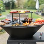 bbq plancha Companero XXL Blackline met 80cm plaat 8mm NW, Ophalen of Verzenden, Nieuw, RJRoyal Living, Met accessoires