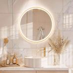 Miral- Ronde badkamer spiegel goud NIEUW, Minder dan 50 cm, Rond, Ophalen of Verzenden, Zo goed als nieuw
