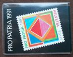 Postzegelboekje Zwitserland pro patria 1991, Verzenden, Postfris