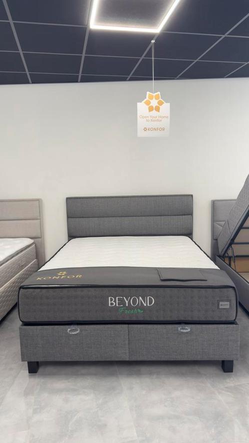 Boxspring met opbergruimte - direct beschikbaar! Ophalen, Huis en Inrichting, Slaapkamer | Beddengoed, Nieuw, Dekbedovertrek, Tweepersoons