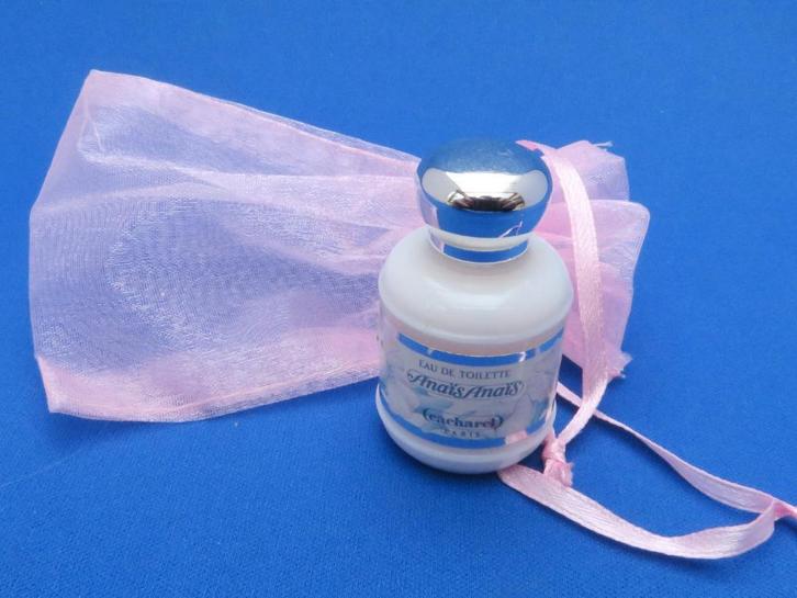 Mini - CACHAREL - Anais Anais - 7ml - edt - 4,5cm, Verzamelen, Parfumverzamelingen, Gebruikt, Miniatuur, Gevuld, Ophalen of Verzenden