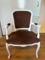 Franse brocante vintage fauteuil, Huis en Inrichting, Fauteuils, Ophalen, Gebruikt