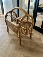 Rotan lectuurmand vintage, Huis en Inrichting, Ophalen, Zo goed als nieuw