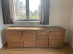 Massief houten kast (dressoir), Ophalen, Landelijk, 200 cm of meer, 50 tot 75 cm