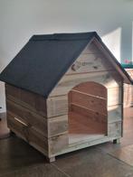 Hondenhok geïmpregneerd tuinhout, Ophalen, Zo goed als nieuw, 110 cm of meer
