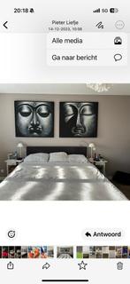 Twee prachtige Boeddha schilderijen, Ophalen of Verzenden, Zo goed als nieuw