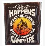 Metalen bord 20x30 cm - Camping thema, Verzamelen, Ophalen of Verzenden, Nieuw