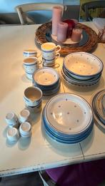 Wit / blauw servies, Antiek en Kunst, Ophalen