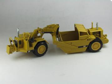 NZG CAT 627 PUSH-PULL scraper, nieuwe kleur geel beschikbaar voor biedingen
