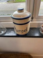Rumpot, Ophalen of Verzenden, Zo goed als nieuw, Overige materialen, Pot, Bus of Blik