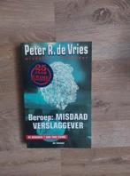 Beroep: Misdaad verslaggever door Peter R. de Vries, Overige, Peter R. de Vries, Ophalen of Verzenden, Zo goed als nieuw