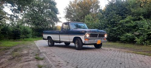 Ford f250 pick-up v8 1971 lpg  belastingvrij en apk vrij, Auto's, Oldtimers, Particulier, Ford, LPG, Automaat, Geïmporteerd, Blauw