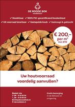 SUPERAANBIEDING! Beste EUROPEES Beuken haardhout, 6 m³ of meer, Ophalen of Verzenden, Beukenhout, Blokken
