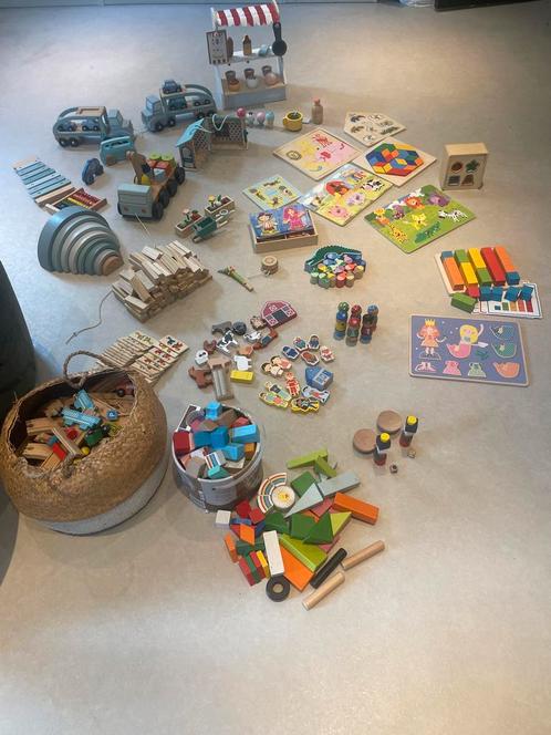 Grote partij Houten Speelgoed Little Dutch, Tryco, IKEA, Kinderen en Baby's, Speelgoed | Houten speelgoed, Gebruikt, Overige typen