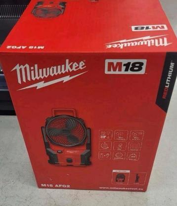 Milwaukee M18 AFG2-0 Accu Ventilator - Nieuw! beschikbaar voor biedingen