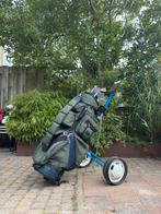 Golftas inclusief trolley en clubs, Sport en Fitness, Golf, Ophalen, Zo goed als nieuw, Set, Overige merken