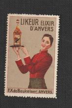 Sluitzegel Likeur Elixir  D'Anvers, Verzamelen, Verzenden, Gebruikt