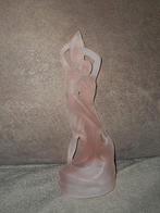 2 dansende dames, glas of kirstal, roze, art deco?, Ophalen of Verzenden